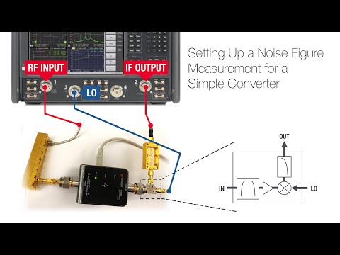 Setting up Noise Figure Measurement for a Simple Converter