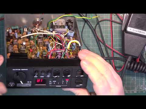 Amstrad CB901 CB27/81 UK FM CB radio - repair (Japan version)
