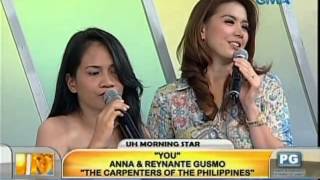 Unang Hirit: UH Morning Star: Anna and Reynante Gusmo 'The Carpenters of the Philippines'