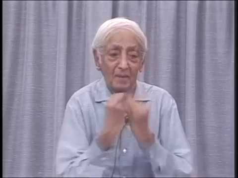 What is attention if it has nothing to do with thought? | J. Krishnamurti