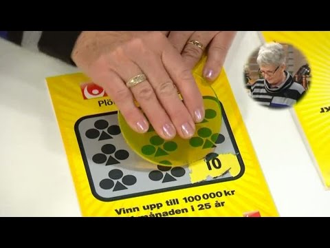 Marianne skrapar Triss - Nyhetsmorgon (TV4)