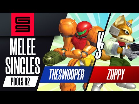 TheSWOOPER (Samus) vs Zuppy (Fox) - Melee Singles Pools Winners Semi-Final  - Genesis 9