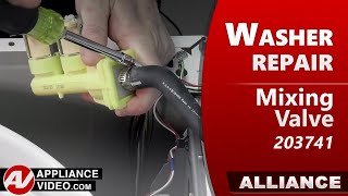Washer — No Hot Water — Mixing Valve Repair