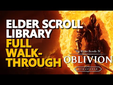 Elder Scroll Library Puzzle Walkthrough The Elder Scrolls IV Oblivion Remastered