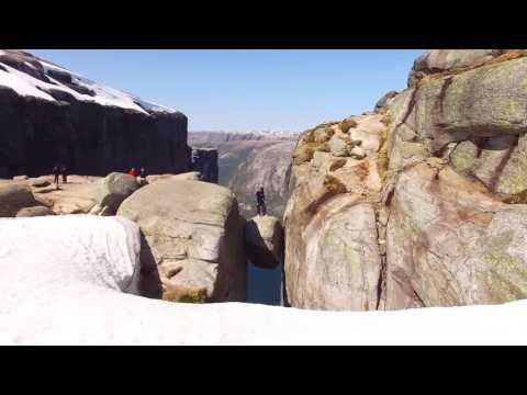 Superb Drone Footage of Fjords & Fjord Jumpers