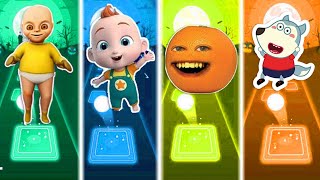 The Baby In Yellow 🆚 Super JoJo 🆚 Annoying Orange 🆚 Wolfoo. 🎶 Who Is Best? 🎵 Tell We? 😍