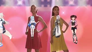 Noel & Fuwawa & Roboco-san & Lamy in Runway (1-2 Switch)