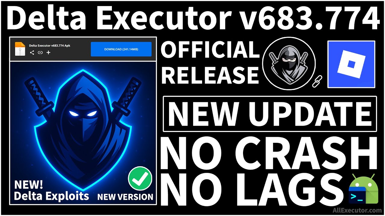 [Latest] Delta Executor v683.774 (New Update) Android | Best Roblox Executor Official Version (2025)
