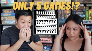 We Can Only Keep 5 Board Games!?