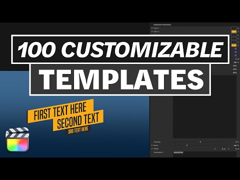 How to Customize FCPX Titles, Transitions, Templates (Youtuber Pack)