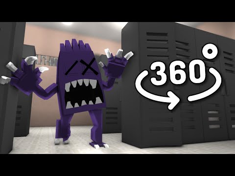 Hunter Tim Scene - Minecraft 360° VR Animation (garten of banban 3)