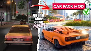 GTA Vice City Car Mods Pack | How To Install Car Mods in GTA Vice City 😍 (Easy Method)