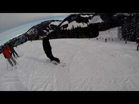 Blue piste nr.5 and 5a, from Lukova 1670m - Zahradky 1028m (Jasna, Low Tatras, Slovakia)