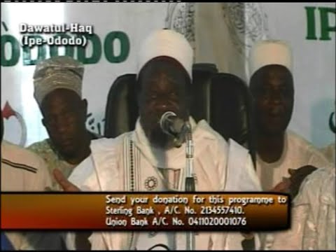 Sheikh Muh Robiu Adebayo Abd Malik RTA – Asayan Adua (Part 1)
