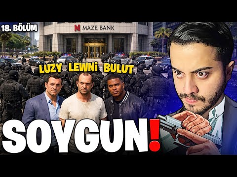 AİLEMİZLE ŞEHRİN MERKEZ BANKASINI SOYDUK! 50 MİLYON $ DEV VURGUN! Gta Online 18. Bölüm