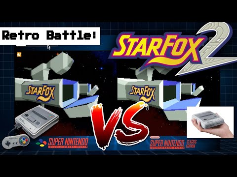 Star Fox 2 Snes VS Snes mini