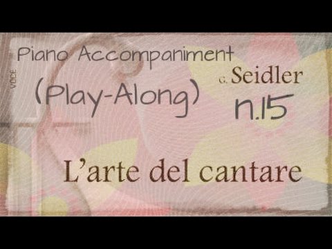 Seidler n. 15 - Piano Accompaniment (Play - Along)