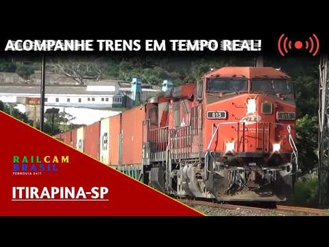 TRENS AO VIVO EM ITIRAPINA, SP FULL HD
