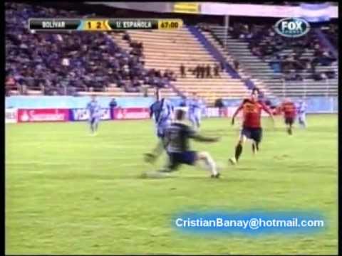 Bolivar 1 Union Española 3 Copa Libertadores 2012 Los goles /21/2/2012)
