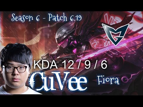 SSG CuVee FIORA vs EKKO Top - Patch 6.19 KR Ranked | League of Legends