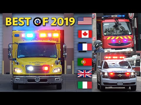 International Emergency Responses 🚨 BEST OF 2019 ⎪Police Cars, Fire Engines & Ambulances