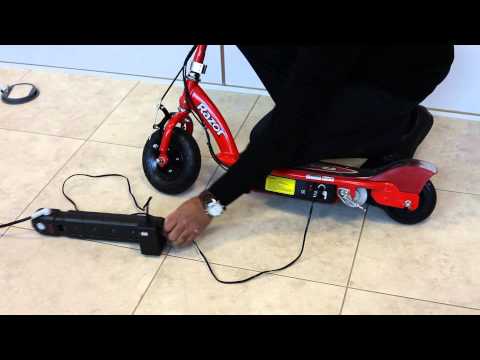 Razor E100 assembly and start up