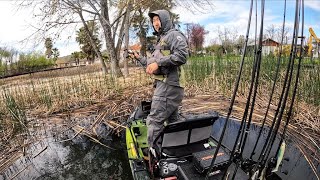Fishing a flooded Clear Lake, CA (2025)