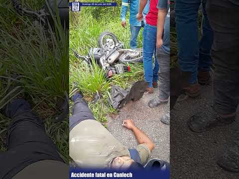 Accidente fatal en Canlech, Chisec, deja un muerto