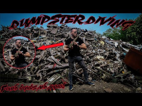 EXPLORING ABANDONED DUMP SITE (FOUND BAZOOKA & ROCKETS!!)