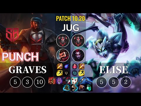 SB Punch Graves vs Elise Jungle - KR Patch 10.20