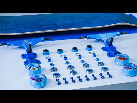 DREAM BUILD SKATEBOARD - ASSEMBLE ALL BLUE SETUP 2022