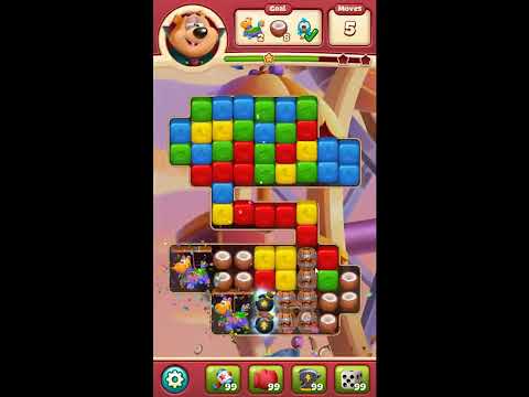 Toon Blast Level 7220 - NO BOOSTERS 🐻🐺🐱 | SKILLGAMING ✔️