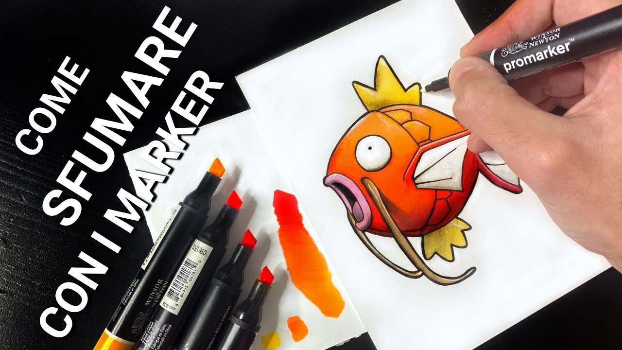 TUTORIAL: COME SFUMARE MARKER E MATITE COLORATE