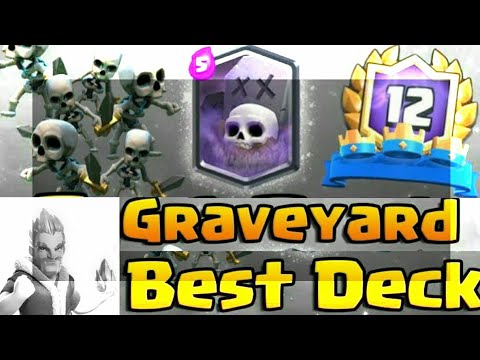 "12 WINS" GRAND CHALLENGE | BEST GRAVEYARD DECK | Clash Royale