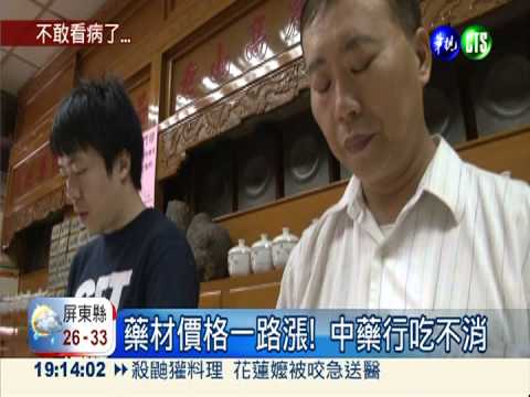 中藥材價格狂飆 看中醫負擔大!