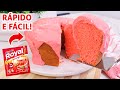 Bolo Rosa Simples com Gelatina de Liquidificador: Receita Deliciosa