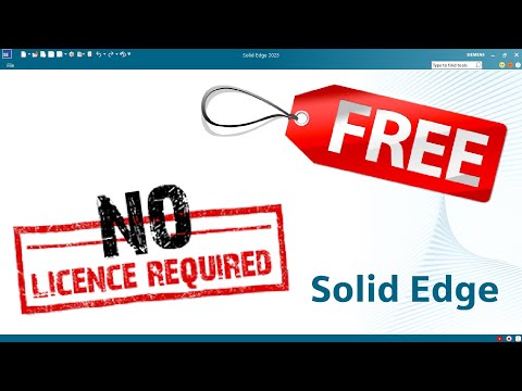 Solid Edge 2025 - Free Download - Community Version (no licence required)