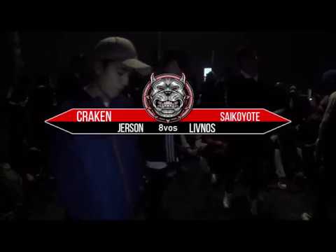 CRAKEN vs SAIKOYOTE vs JERSON vs LIVNOS || 8vos || BATALLAS DE BUIN x COULISEUM