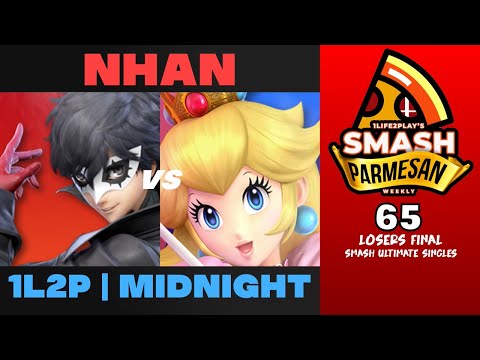 Nhan vs 1L2P  Midnight - Smash Ultimate Singles Losers Final Smash Parmesan 65 - Joker vs Peach