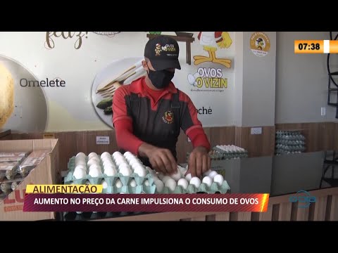 Consumo de ovos é impulsionado devido ao aumento do preço da carne 03 06 2021