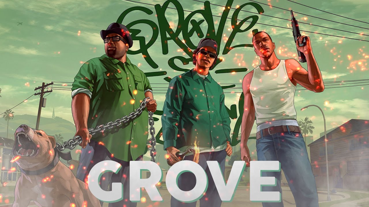 A HISTÓRIA DA GROVE STREET FAMILIES , A GANGUE DO CJ
