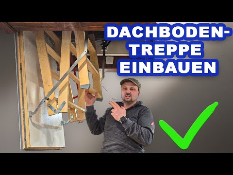 Dachbodentreppe einbauen | Bodentreppe austauschen -Schnell und ohne Vorkenntnisse!
