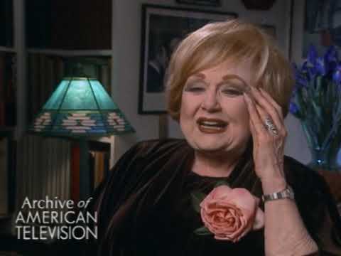 Edie Adams on advice to an aspiring performer - TelevisionAcademy.com/Interviews