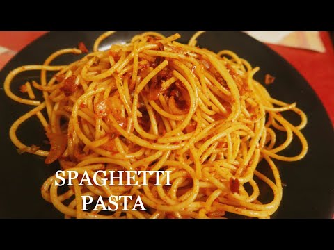 Spaghetti In Spicy Tomato sauce | Classic Tomato Spaghetti | Simple Pastas Recipe |