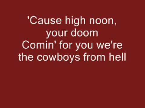 Pantera - Cowboys From Hell Lyrics HQ
