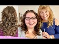 WAVY SHAG HAIRCUT FOR FINE THIN HAIR How My Mom Cuts My Hair