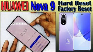 Huawei Nova 9 Hard Reset || Forgot Screen Password || How To Unlock Screen password Huawei Nova 9