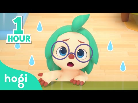 [1 HOUR LOOP] Rain, Rain, Go Away ☔️｜Sing Along 🎶｜Hogi & Pinkfong