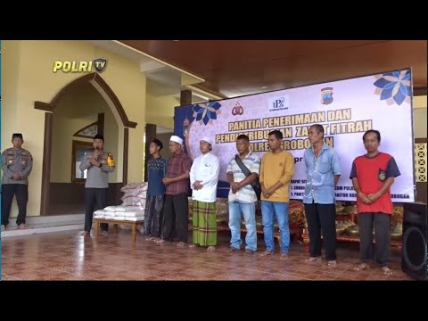 POLRES GROBOGAN SALURKAN ZAKAT FITRAH