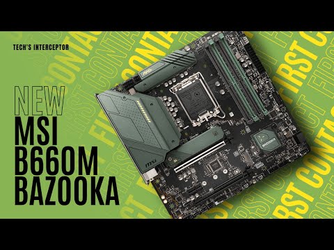 MSI MAG B660M BAZOOKA DDR4 - New motherboard designed for new 12th Intel generation cpus